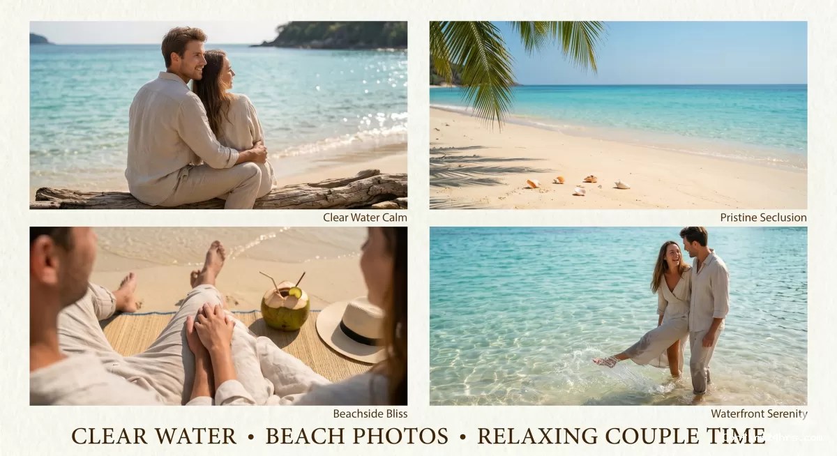 Bharatpur Beach Neil Island clear water couple travel experience