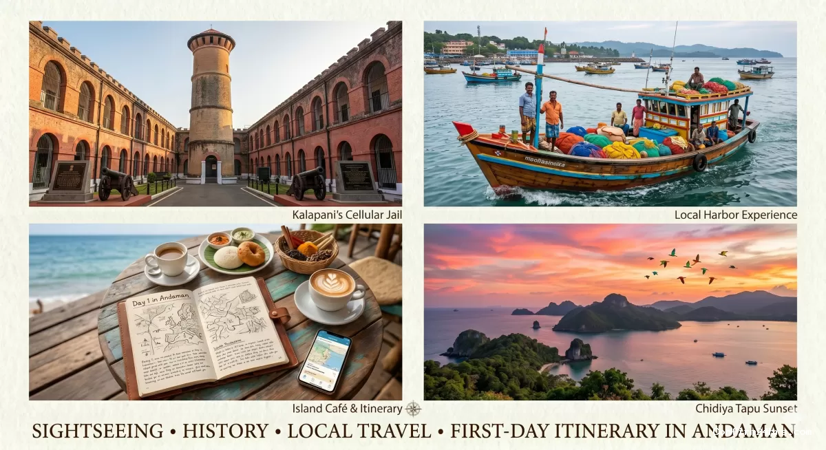 Port Blair sightseeing tour for Andaman honeymoon couples