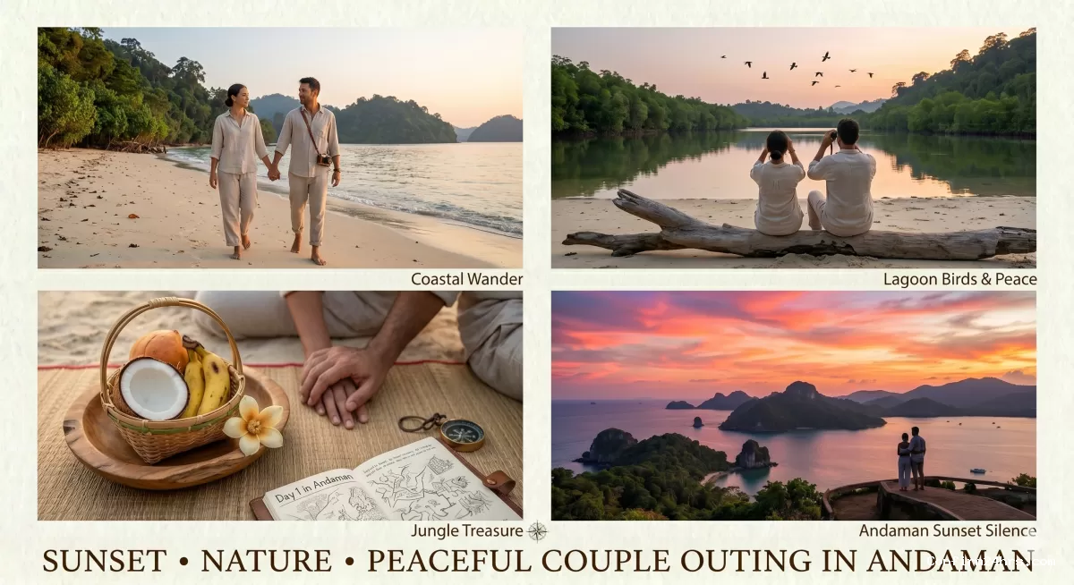 Chidiya Tapu sunset point near Port Blair for couples