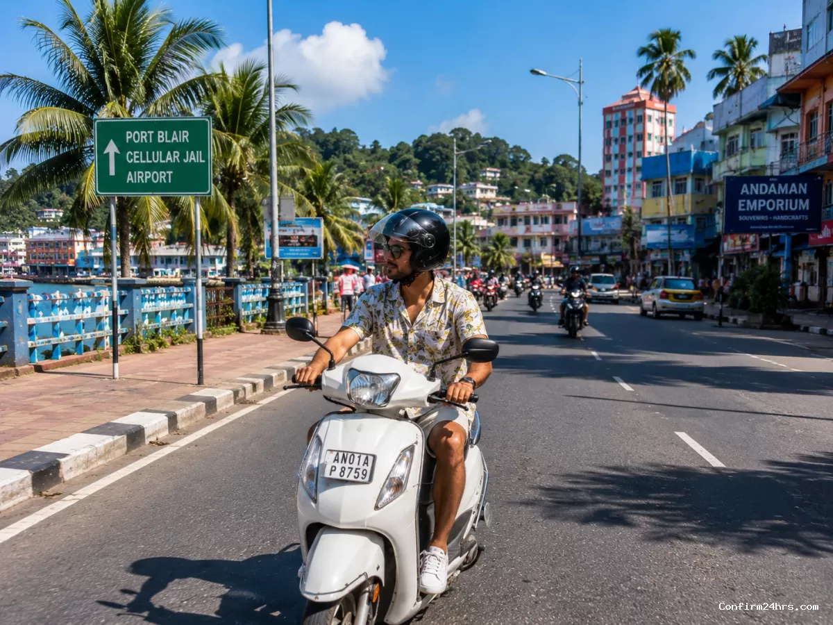 Self bike rental in Port Blair