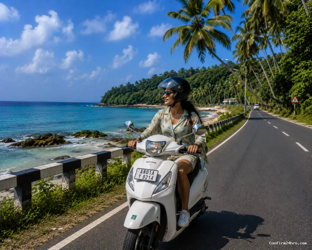 Self bike rental in Havelock Island