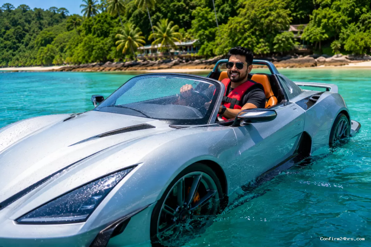 Water car ride Andaman