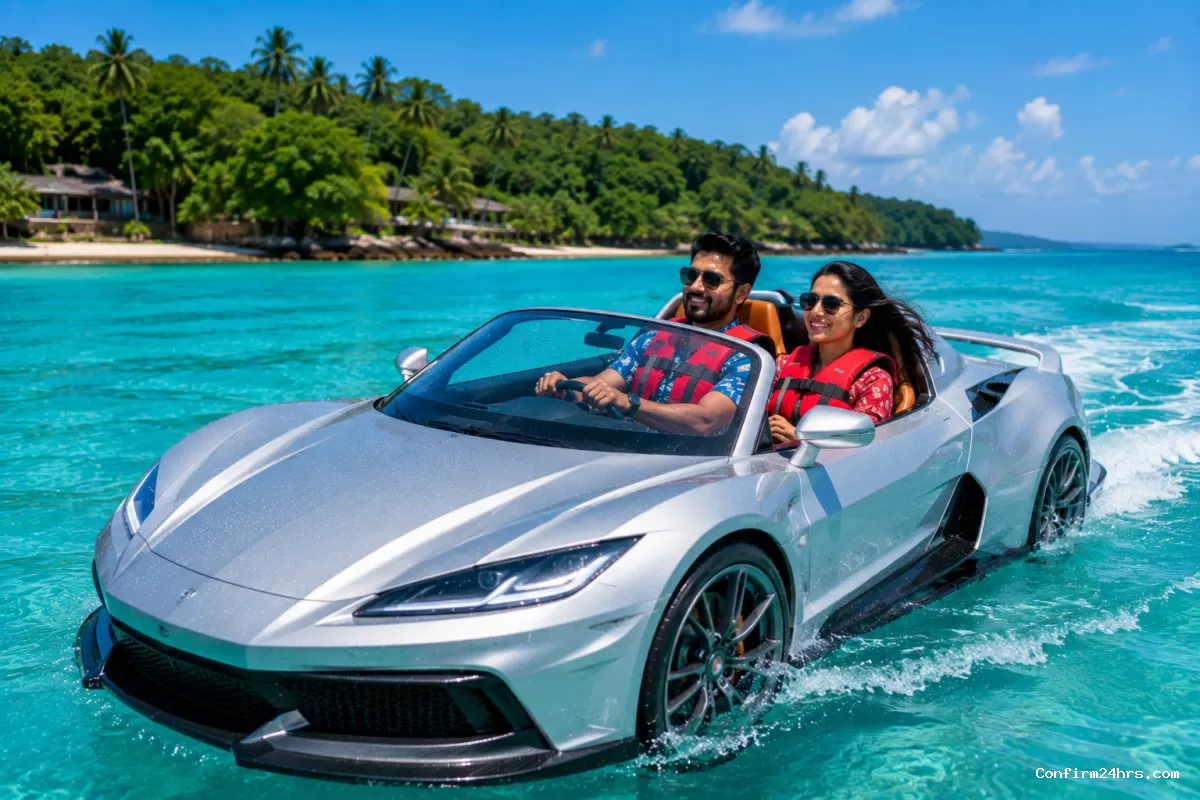Jet car ride for couples in Andaman