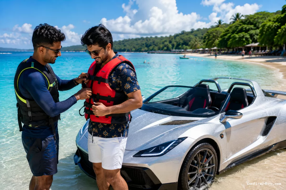 Safe Jet Car Ride in Andaman