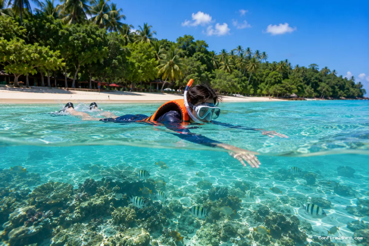 Snorkeling at North Bay Island